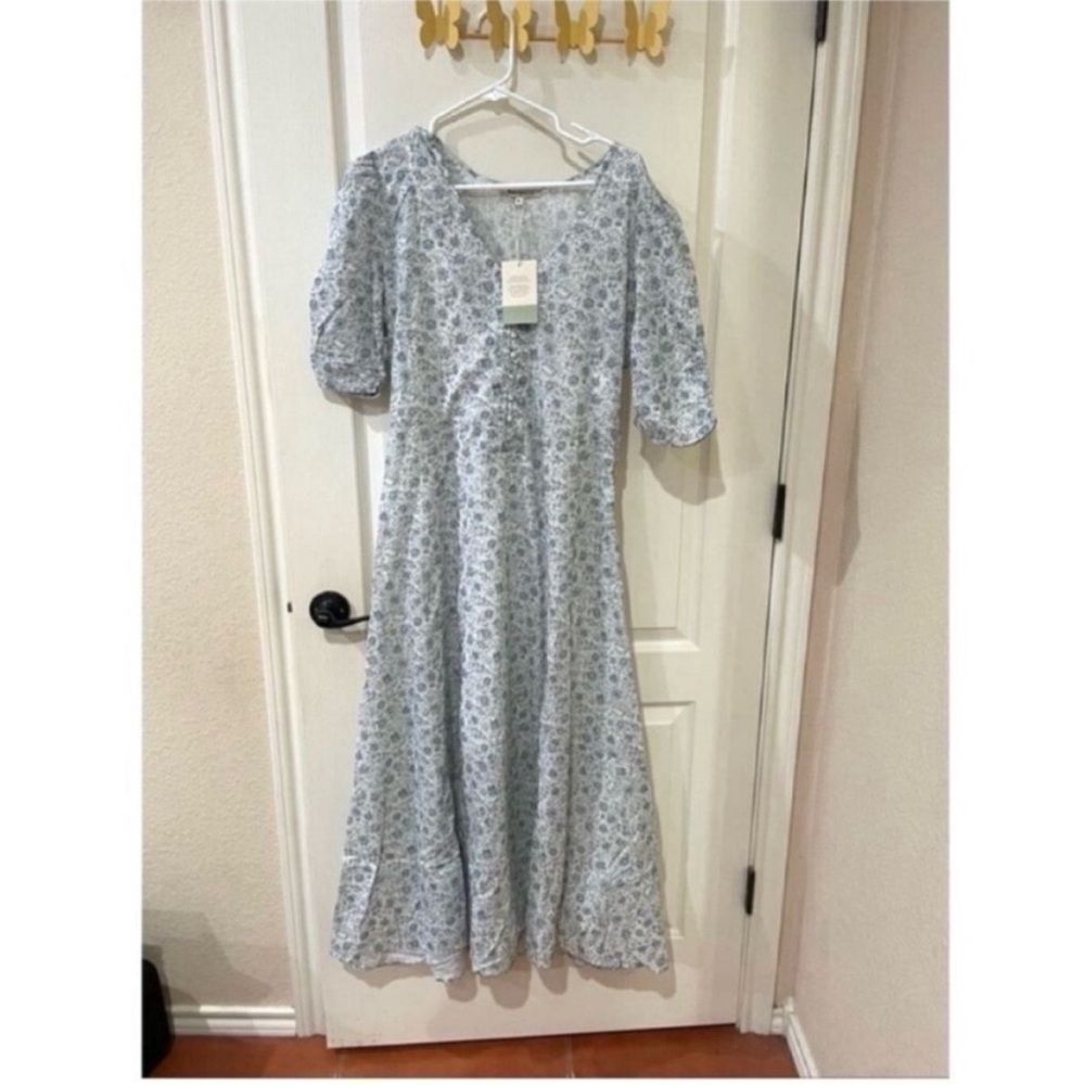 Baybala Elaine Floral Maxi 100% Cotton Dress Size XL New with tags Retail $268